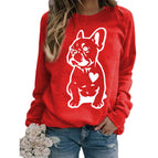 Red dress (white font) / S