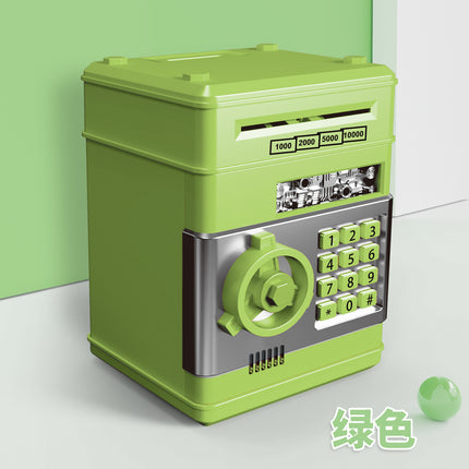 Cross-border atm smart password piggy bank large capacity children's creative piggy bank can only enter the piggy bank
