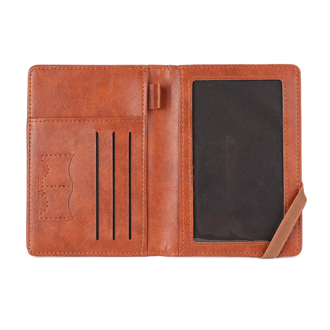 2025 New Storage Vaccine Card Holder Id Pu Passport Multifunctional Protective Cover Overseas Travel Passport Bag Wholesale