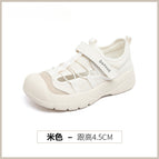Beige [hollow and breathable] / 35