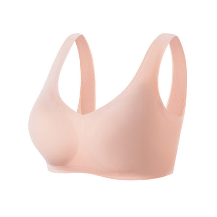 Seamless Breast Bra After Mastectomy Special Bra Silicone Women's False Breast False Chest Two-in-One Underwear