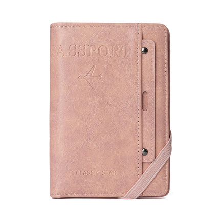 2025 New Storage Vaccine Card Holder Id Pu Passport Multifunctional Protective Cover Overseas Travel Passport Bag Wholesale