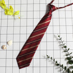 Red Blue Gold Stripe Tie