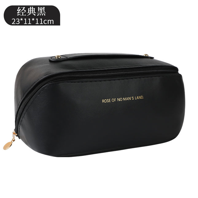 High-End New Style Bag for Women, Large Capacity Pillow-Shaped Cosmetic Bag, Travel Portable, High-Value, Partitioned Storage Bag