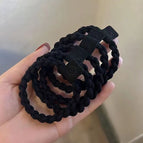 Twist smiley face [black] 1 piece