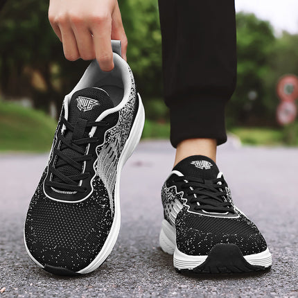 Large Size Wide-Foot Shoes, Autum Lightweight Soft-Soled Anti-Odor Loose Non-Squeezing Wide-Last Shoes for Men and Women, Versatile Sports Mesh Shoes