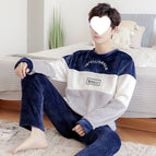 Yxsy # Color block letters blue customized model [set] / M [recommendation 70- 45kg ]