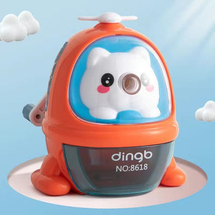 Dingbang cartoon pencil sharpener roll pen hand-cranked primary school children's kindergarten automatic Pen pencil sharpener machine