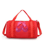 Double lace dance shoes bright red / 32*19*19