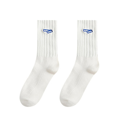 Zhuji men's socks stockings men's autumn and winter deodorant sweat-absorbent sports boys white summer tube socks ins tide