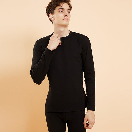 Cashmere Silk Thermal Underwear Women's Base Wear Autumn Clothes and Pants Men's Student Plus Velvet Suit Autumn and Winter