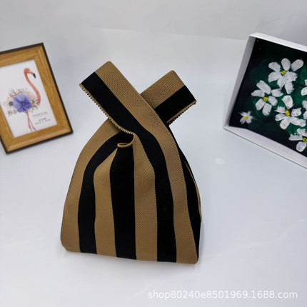 110g Baby Birthday Gift Bag Holiday Knitted Gift Bag Kidsren's First Birthday Party Handbag Gift Knitted Bag