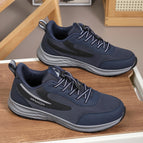 Dark blue men's model (spring dad's shoes for middle-aged and young people, soft soles that are not tiring for walking) / 34