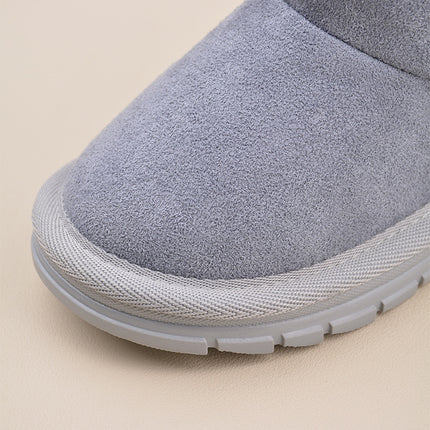 Winter Baby Girl's Fleece-Lined Warm Children's Snow Boots Casual Velcro Boys' Baby Short Boots Cross-Border Wholesale