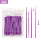 1 pack (100 pieces) / Deep purple