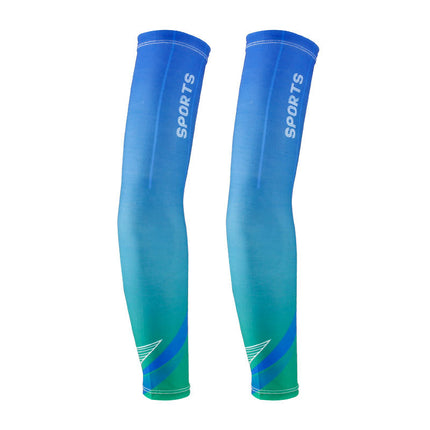 Ice Silk Thin Summer Sports Sun Protection Ice Sleeves Men's Sleeves Anti-Uv Outdoor Cycling and Driving Arm Sleeves