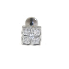 1.0*6mm tooth m0.9 / Square silver
