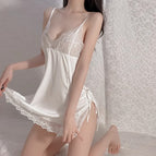 White [with chest pad] / S