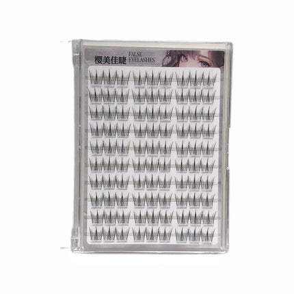 Yingmeijia Eyelashes Glue-Free Ten Rows of Clear Eyelashes Small Ballet Mother's Natural Artificial Segmented Novice Lazy New Product