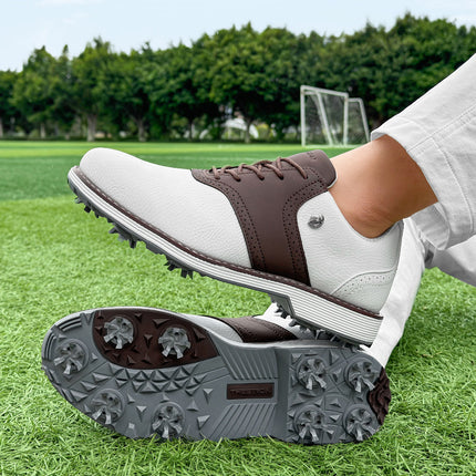 New Detachable Spikes Golf Shoes Outdoor Training Shoes Wear-Resistant Anti-Slip Sports Shoes