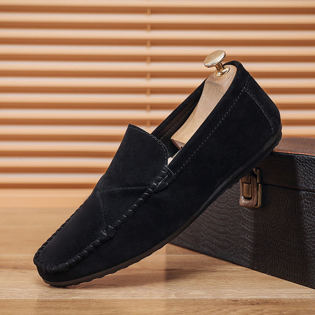 Summer Men's Shoes Casual Single-layer Shoes All-match Sports Slip-on Legs Low-top Driving Shoes Trendy Shoes Cross-border Men's Shoes
