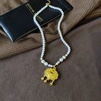 924 peaceful ruyi necklace [pearl chain]