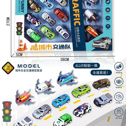 Tiktok popular alloy car iron car wholesale children's toy simulation model bulk decoration with pull back car