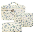 Blue gourd flower / Pencil bag 19*8*6cm
