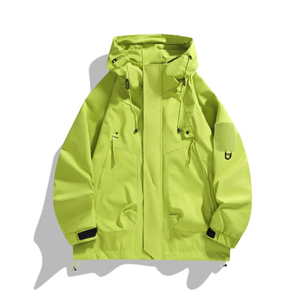 Couple's Charge Clothes Men's Zipper Autumn Windproof Waterproof Mountaineering Suit Fashionable Jacket Outdoor Cover