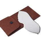Lip-shaped scraping board + felt bag