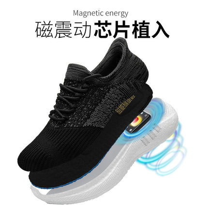 Slip-On Smart Foot Massage Shoes Magnetic Vibration Meridian Physiotherapy Shoes Negative Ion Mugwort Energy Functional Shoes Wholesale