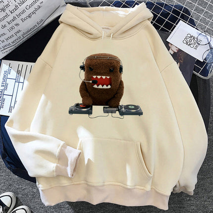 Domo Hoodie Manga Harajuku Soft Fabric Y2K Girls Sweatshirts Tracksuit the Y2K Modern Style Japan