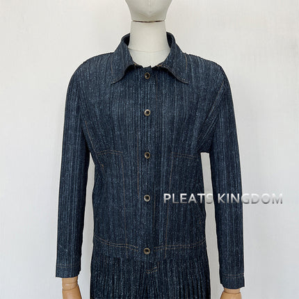 2024 New Korean Denim Two-piece Women's Clothing Nordic Casual Women's Clothing Lightweight Comfortable Age-reducing Slimming Commuter Wear