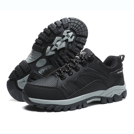Men's winter fleece-lined couple cotton shoes outdoor sports climbing casual shoes women's hiking factory wholesale