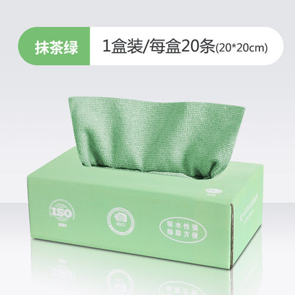 Extraction type wet and dry dual-use extraction box dishcloth wholesale household dishwashing towel boxed dishcloth essential for lazy people to draw paper dishcloth
