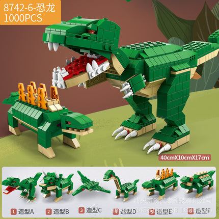 Building Blocks Children's Assembled Toys Educational Girls Boys Lele Brothers 8742 Series Compatible with Lego Cross-Border