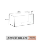 0181.a. transparent long box-tall small size 1 ps high transparency can be stacked