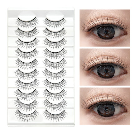 Special Explosions European and American Barbie Cartoon False Eyelashes Daily Makeup Enlarged Eyes Natural Cross Factory Supply
