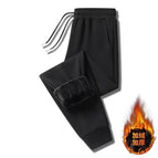 Black velvet leggings / M