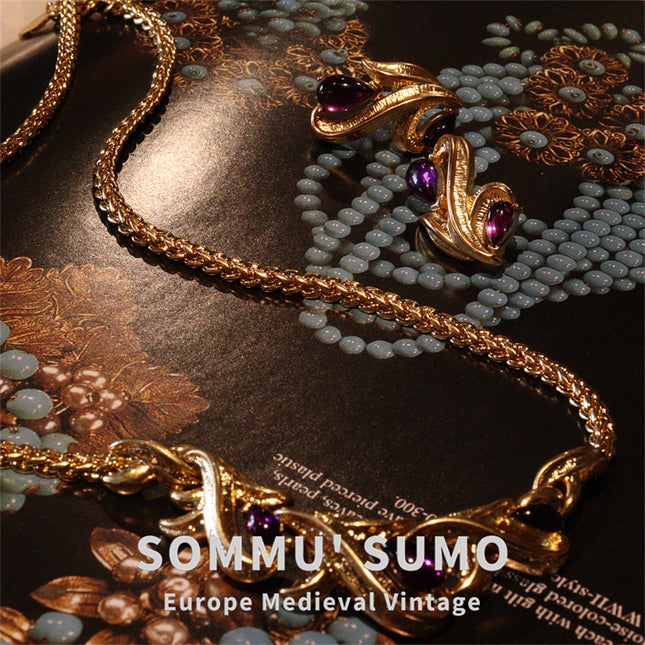 Bao Guo Li Vintage Replica Ring European and American Vintage Court Style Ring Niche Design