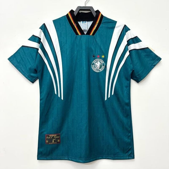 96 German Away 2010 German Away 9597 Yellow Blue Parma Retro Version Football Uniform Top Jersey