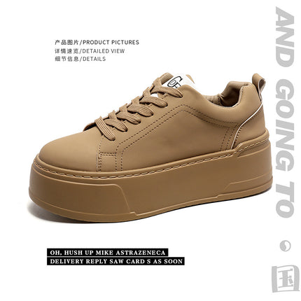 Black Men's Casual Shoes Men's New Summer Breathable Board Shoes Super Fire Thick Sole Height Increased sneaker Fashion Brand