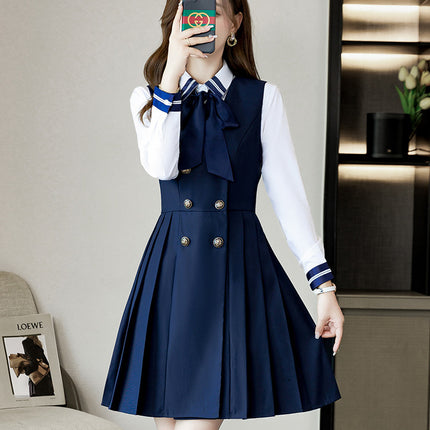 Kindergarten teacher garden clothes interview clothing dress suit group kindergarten teacher fashion temperament early education overalls women