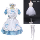 Light blue + white socks + small bustle / S