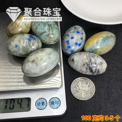 Natural k2 blue copper ore large particle gravel decoration children's teaching cognitive stone fish tank flower pot landscape Stone