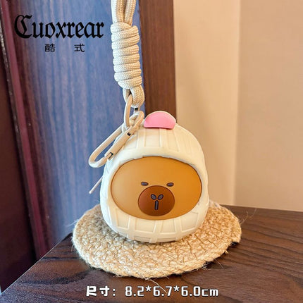 New Kapibala Vegetable Coin Purse Earphones Mini Storage Small Wallet Children's Cartoon Creative Bag Pendant