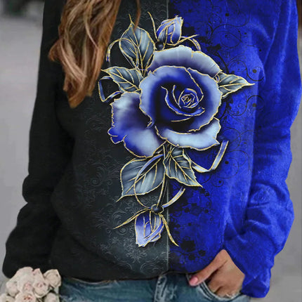 2026 Amazon Aliexpress Wish Cross-Border Hot-Selling Round-Neck Long-Sleeved Women's Sweatshirt