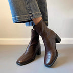Brown single lining heel height 6.5 / 34