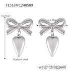 F1518-Steel earrings