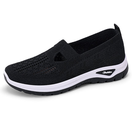 Women's Summer Shoes Are Breathable and Comfortable, Cross-Border Shoes for Middle-Aged and Elderly Mothers, Soft-Soled Shoes That Do Not Tire the Feet, Casual Mesh Shoes